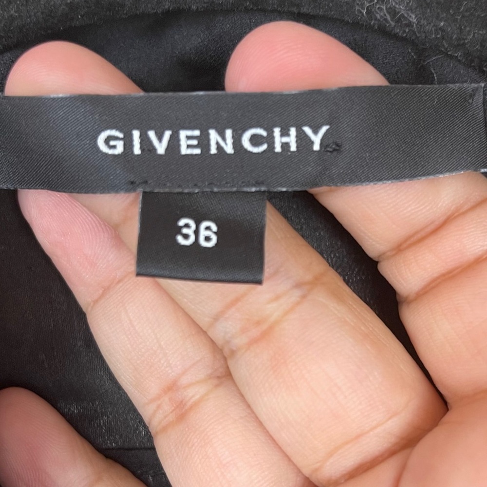 Givenchy Black silk copper studded blouse - Picture 3 of 7